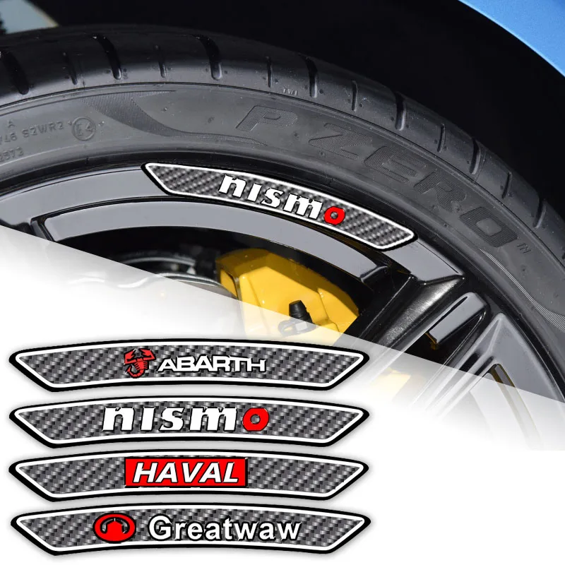 

4pcs Car Wheel Sticker Auto Rim Decal Automotive Goods For Volvos Accessories XC90 XC60 XC40 V40 V50 V60 S40 S50 S60 S70 S80 S90
