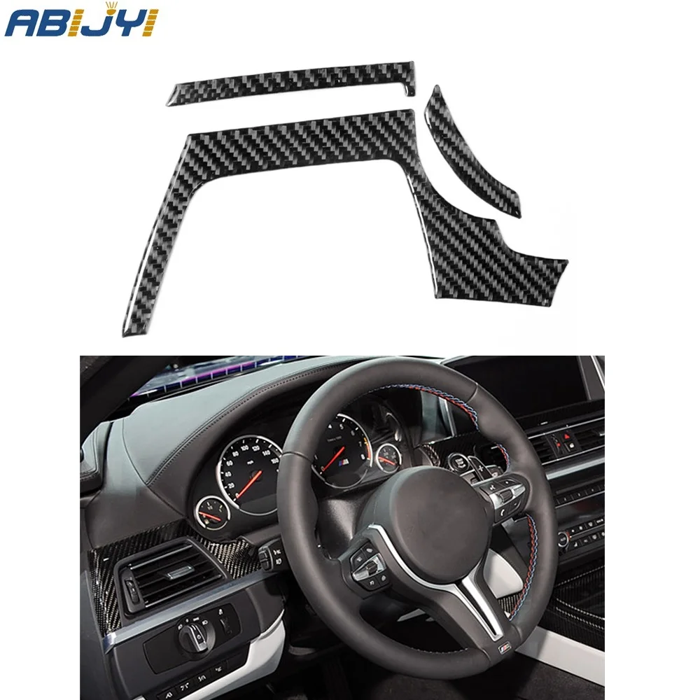 

Car Accessories Carbon Fiber Interior Cover Trim for BMW 6 Series(F12 F13) COUPE Covertible 2011-2018 Driving Air Outlet 3 Piece