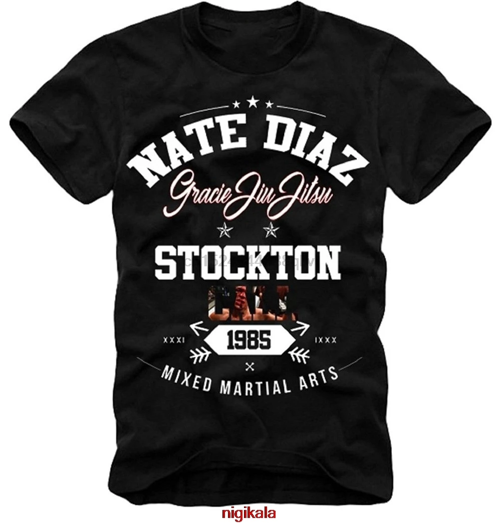Мужская мода E1Syndicate Nate Diaz футболка Конор Mc Грегор Ник S 3Xl черный короткий рукав