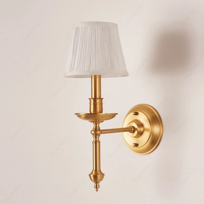 Скандинавский домашний Декор настенный светильник медный бра для гостиной