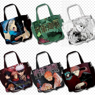 

IVYYE Jujutsu Fashion Anime Shopping Bags Casual Customized Shoulder Bag Cartoon School Travel Mom Gifts Unisex