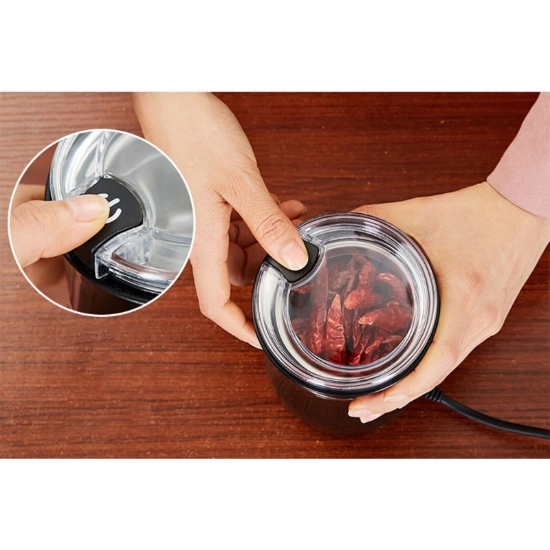 

CPDD Mini Electric Coffee Grinder Beans Spice Mill Blender Nut Seed Grinding Machine