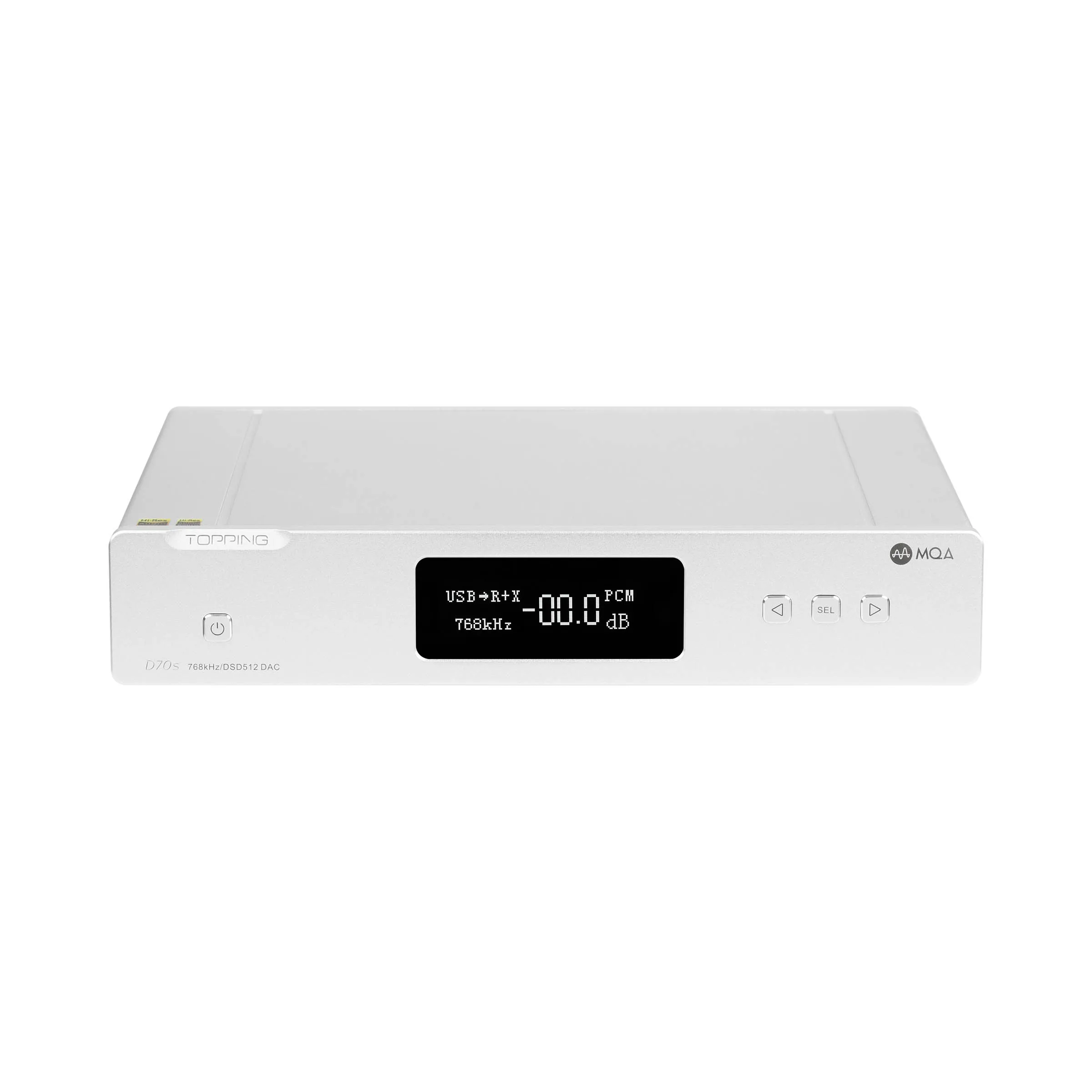 Приемник Topping D70s MQA DAC AK4497 Bluetooth5.0 DSD512 LDAC 32 бит/768k AK4118 XMOS IIS USB Coax Opt AES|Цифро-аналоговые