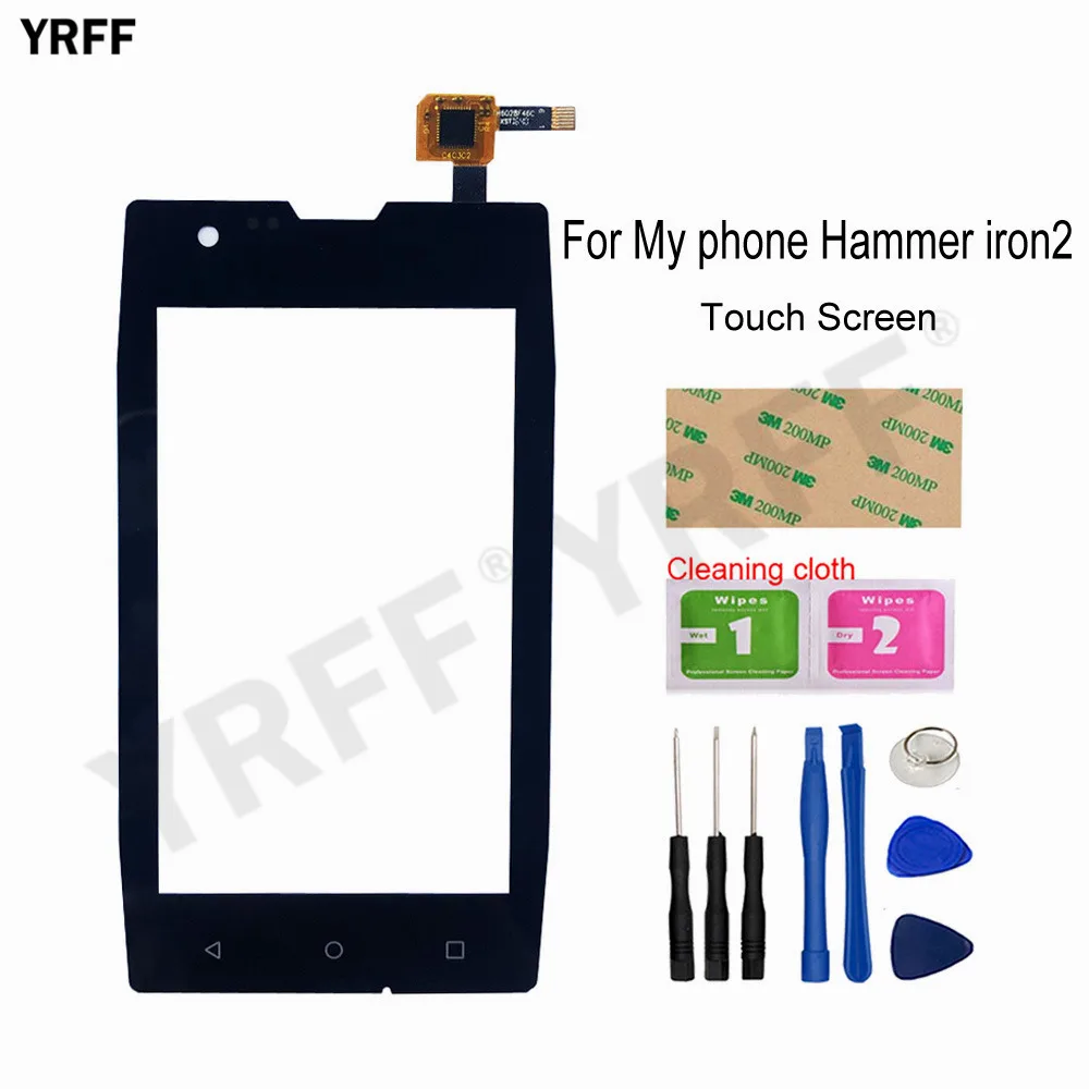 Новая передняя стеклянная панель сенсорная для моего телефона молоток Железный 2