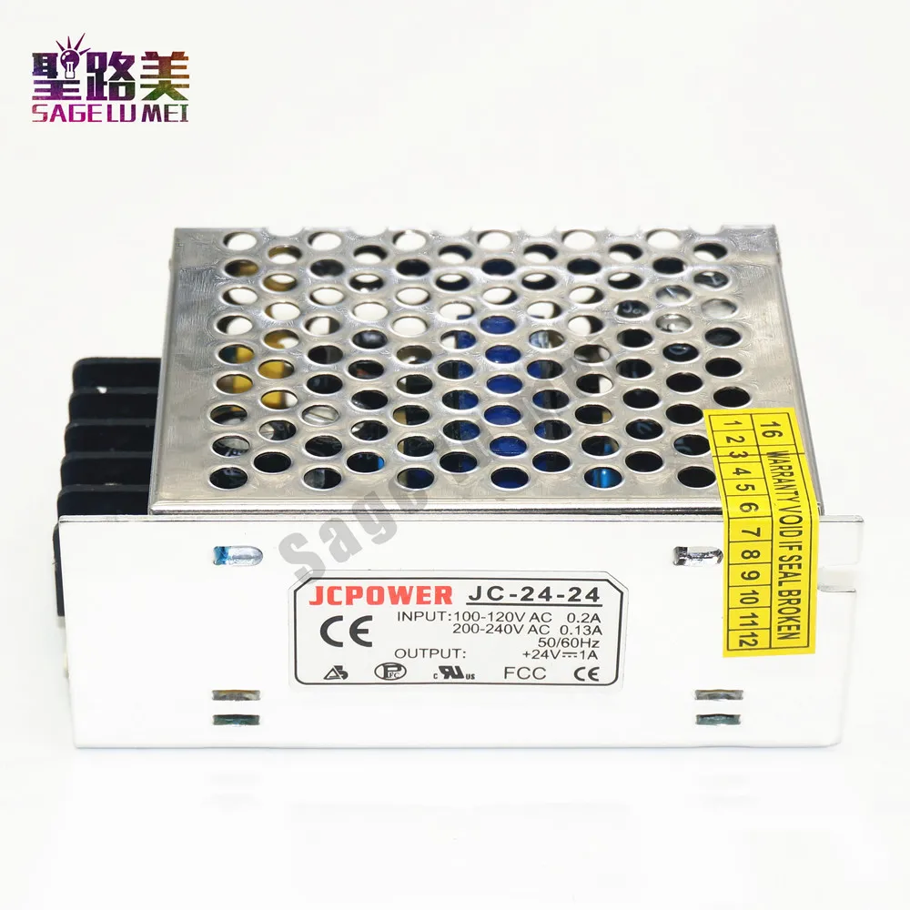 Универсальный Регулируемый светодиодный трансформатор AC110V 220V к DC24V 1A 2A 3A 5A 10A 15A 20A