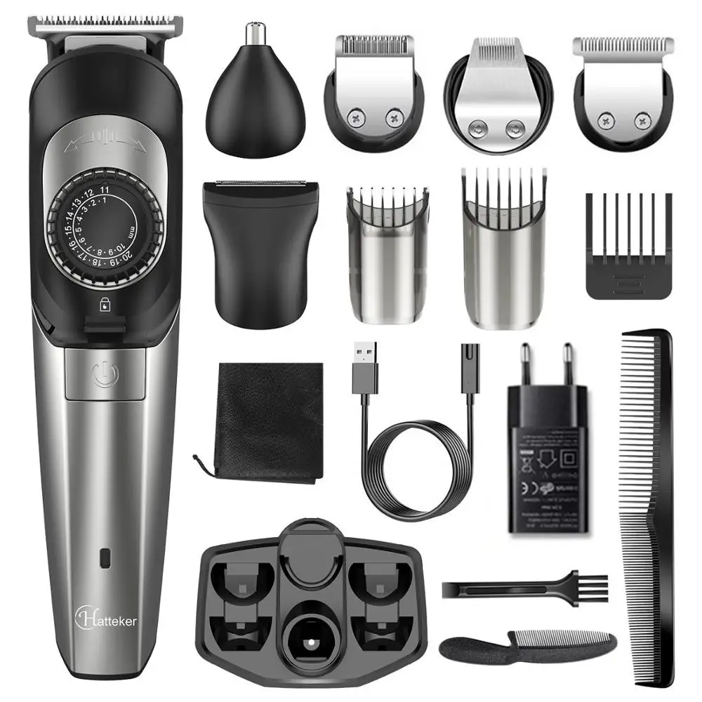 

Регулируемый все в одном Электрический триммер для волос для мужчин, бритва для тела, перезаряжаемый триммер для бороды, машинка для стрижк...