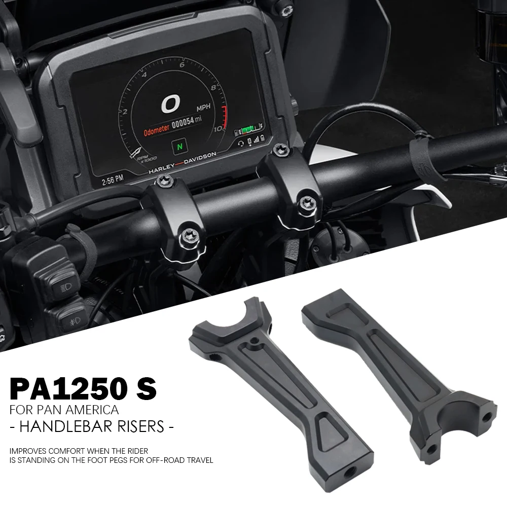 

Высокий подъемник для мотоцикла Pan America PA 1250 S 2021 2022 новые PA1250 аксессуары Алюминиевый зажим для руля RA1250S улучшенное сидение
