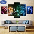 Абстрактные красочные линии пейзаж 5 шт. diy алмазная живопись стразы камни в форме ромба круглый дрель Бриллиантовая вышивка фэнтези искусства