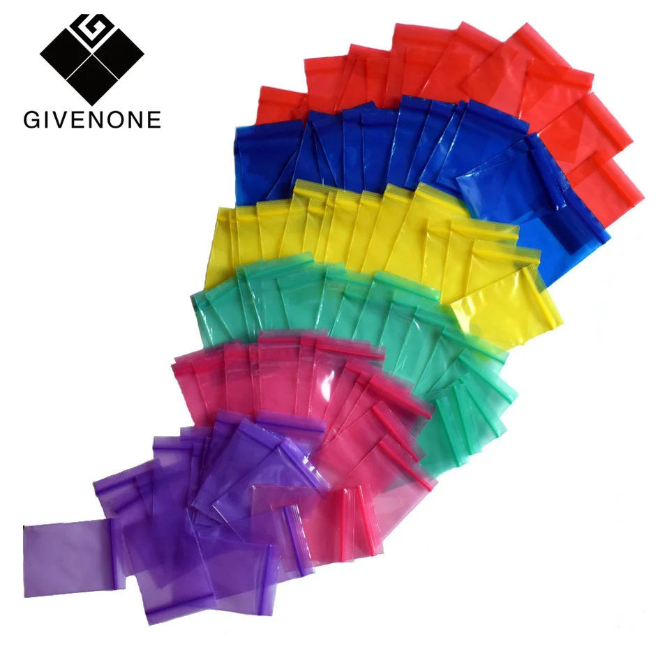 Многоцветная упаковка для ресниц сумка на молнии полиэтиленовый пакет идея