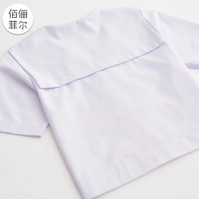 

Japanese Uniform Sailor Suit White Wuben Kansai Lapel Orthodox Summer Suit All-match Basic japanese school uniform