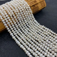 natural freshwater pearl 3 4 mm small potato shaped pearl diy used for jewelry making accessories suitable for necklaces
