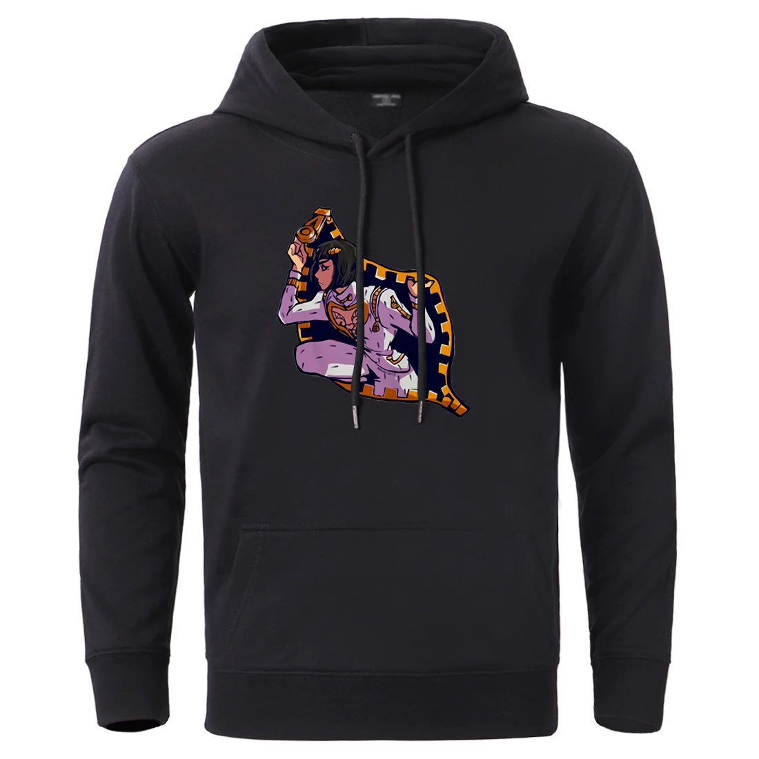 JOJO Bizarre Adventure худи мужские флисовые спортивные костюмы зима осень Флисовая теплая