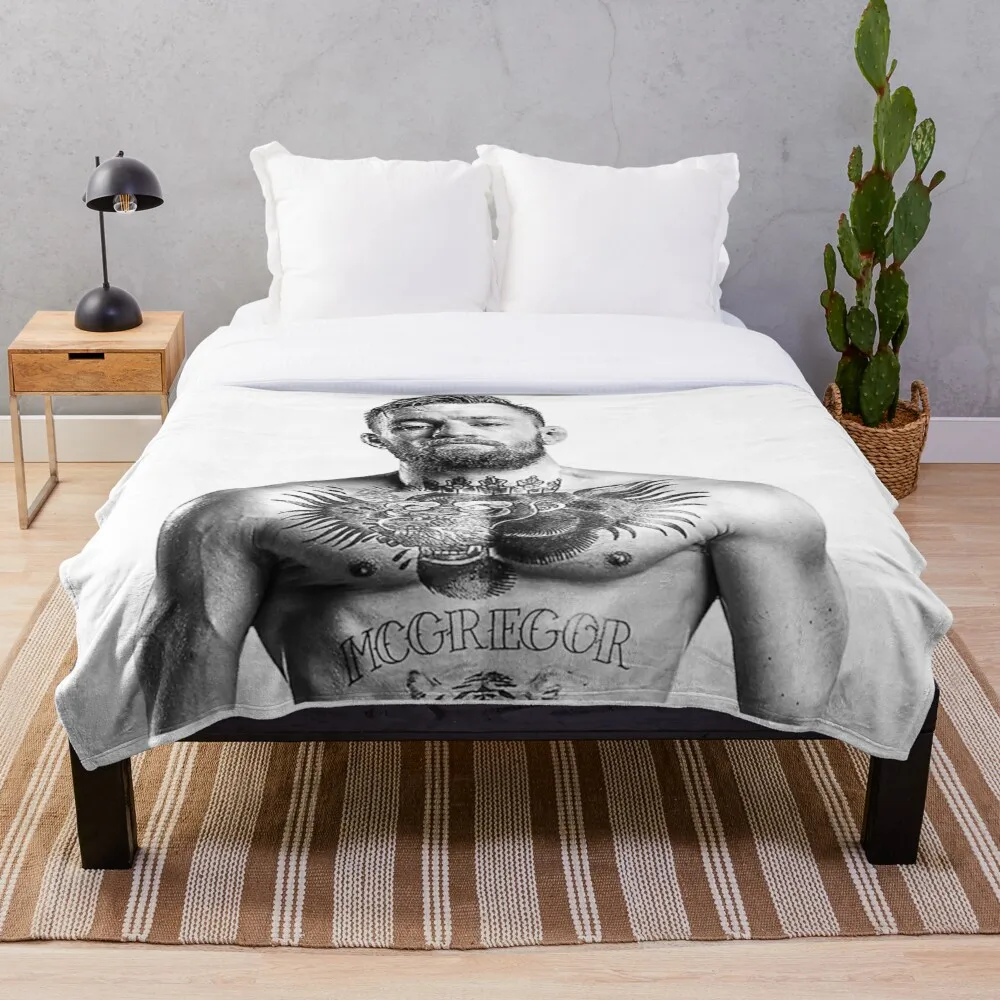 

Conor Throw Blanket Flannel blankets and throws Adult Thick Home Super Soft duvet cover luxury solid Blankets On twin Bedding