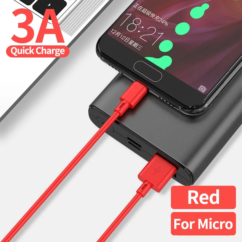 Кабель Rexxar Micro USB Type C жидкий силикон кабель для быстрой зарядки 3A Samsung S9 S10 Glaxy S20 Xiaomi