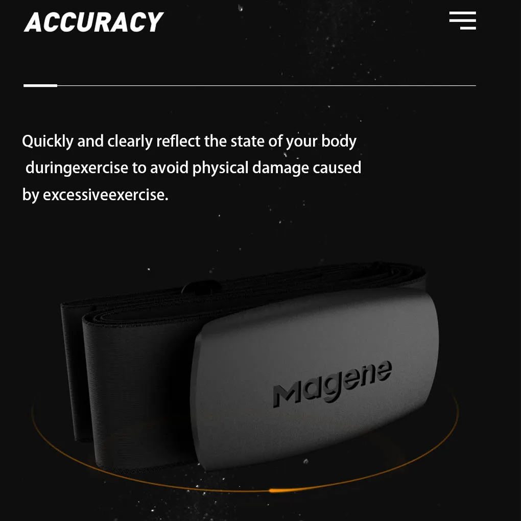 Unisex ANT + Bluetooth Heart Rate Monitor Adjustable Sports Running Sensor Chest Strap IP67 Waterproof Heartrate Straps | Спорт и