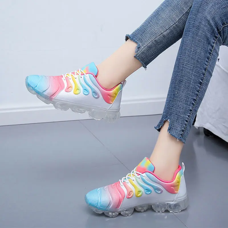 35-43 large women's shoes 41 new small white shoes European station popular candy color versatile sports and leisure shoes 42