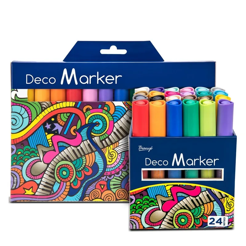 

12/24 color acrylic marker pen environmental water-based painting graffiti marker pen set