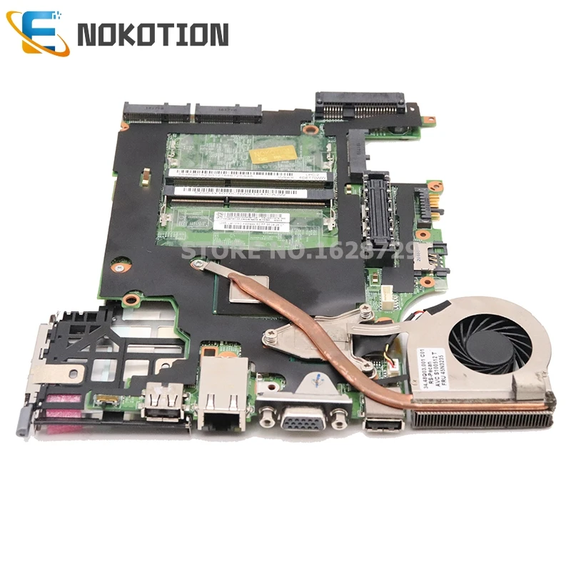 nokotion new 60y3852 63y1076 44c5341 for lenovo thinkpad x200s laptop motherboard sl9400 1 86ghz 48 48q04 041 with heatsink free global shipping