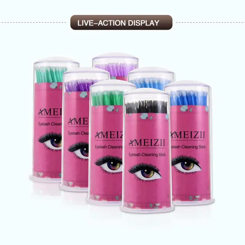 Многофункциональные кисти для ресниц одноразовая кисточка наращивания и бровей