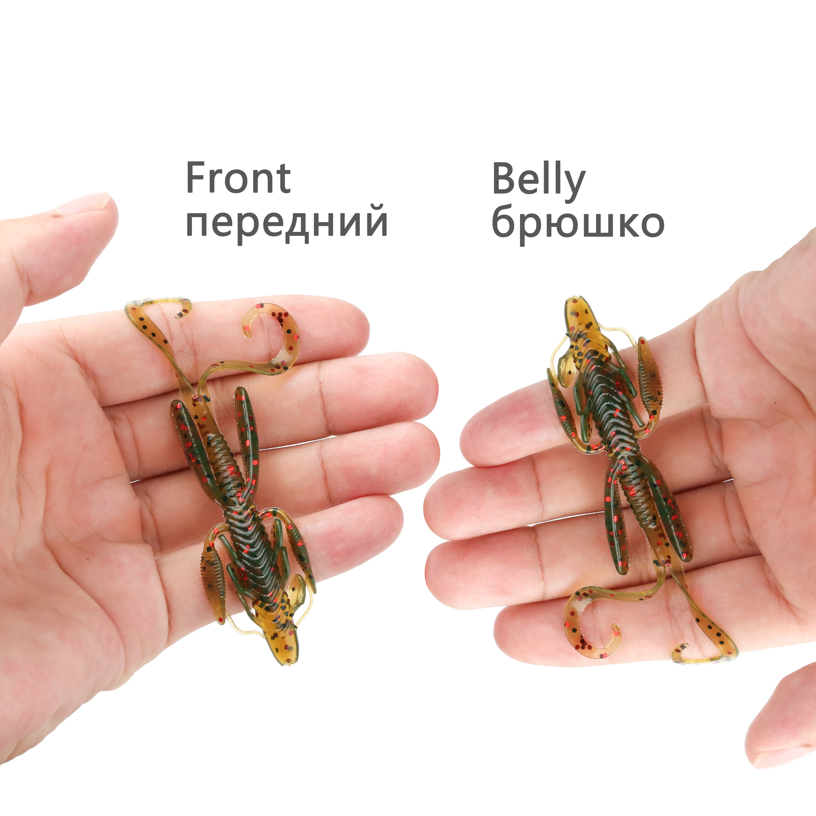 Приманки DONQL для ловли креветок в виде червя 10 шт. наживка воблеры личинки