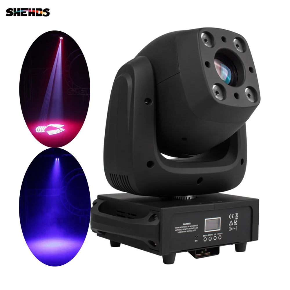 Led Lyre 4x10 Вт RGBW 4в1 движущаяся головка 100 точечное освещение для мытья гобо