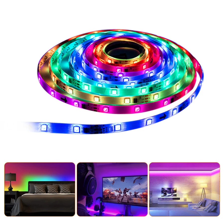 Светодиодная лента WS2811 5050 RGB 12 В постоянного тока полноцветная адресная