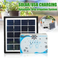 solar energy charging intelligent automatic watering device watering device succulents plant drip irrigation tool water pump
