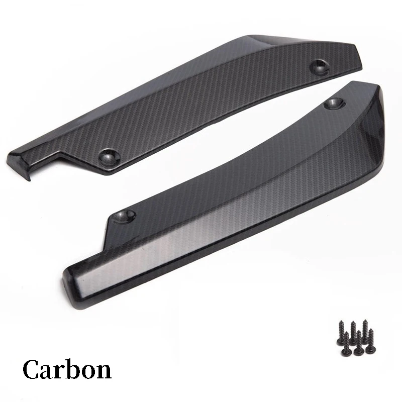 carbon Автомобильный спойлер из углеродного волокна, крыло для Skoda Octavia A5 A7 Kodiaq Superb 2 Rapid Fabia 1 Porsche 911 Cayenne Macan - Название цвета: carbon