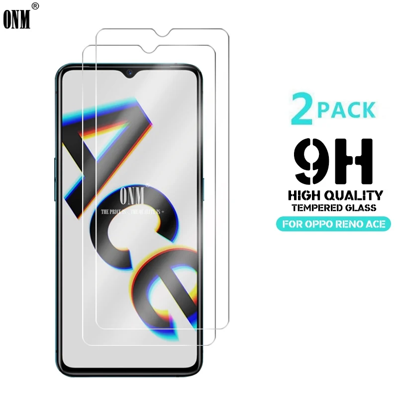 2 шт. закаленное стекло для Oppo Reno Ace Защита экрана 2.5D 9H Премиум Закаленное защитная