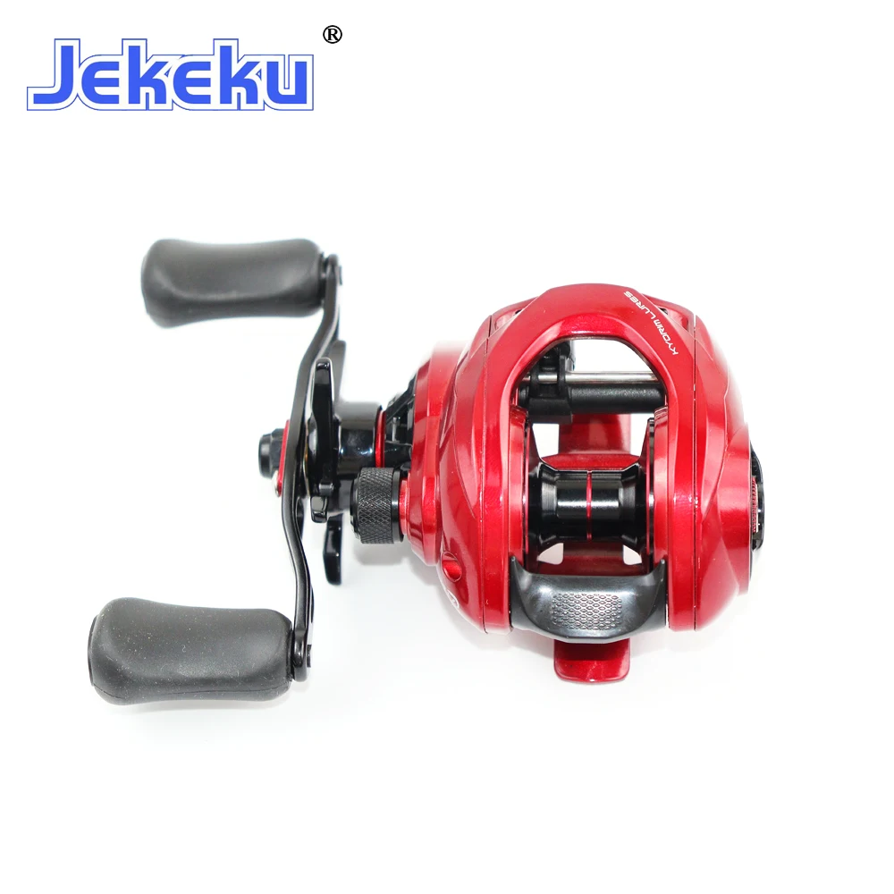 JEKEKU 2021 Baitcasting Fishing Reel NMB 18+1BB 8.1:1 High Speed Magnetic Brake System Max Drag 7kg Aluminum Spool and Handle