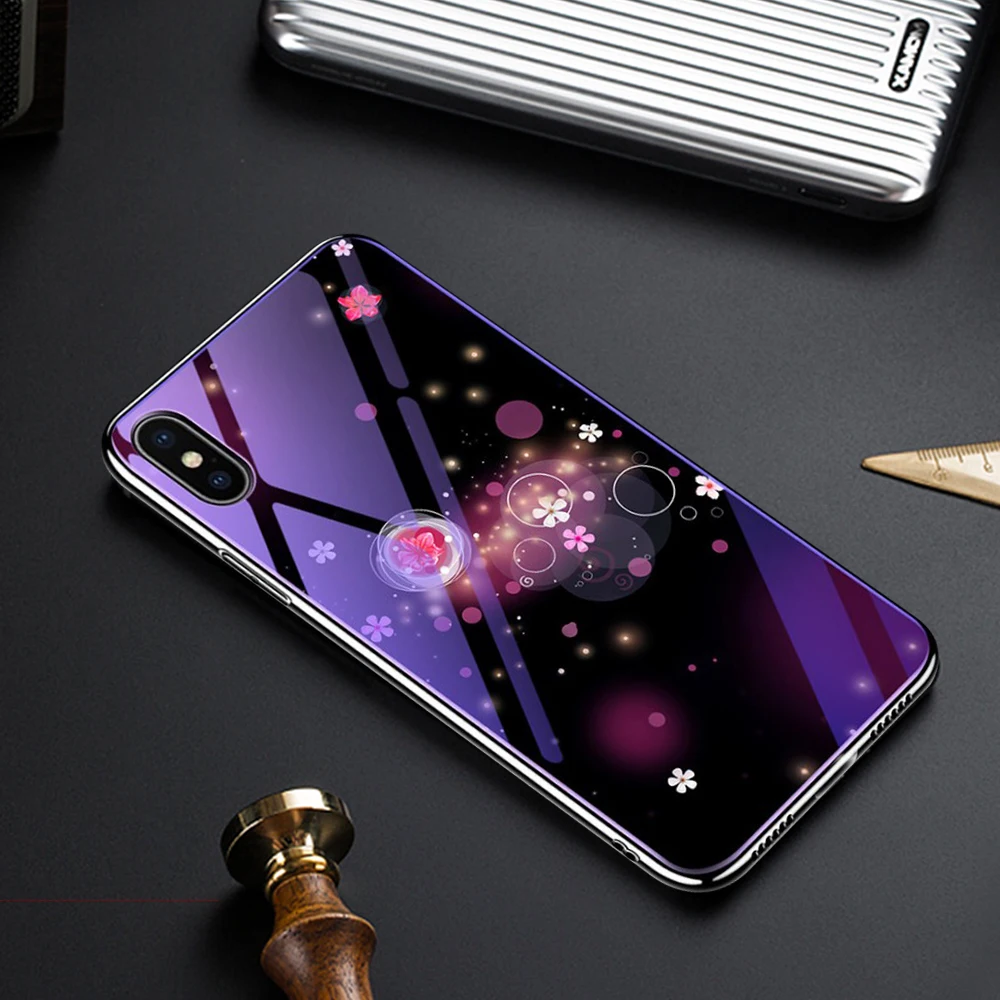 Защитный чехол из закаленного стекла для iPhone 11 Pro XS Max XR X 6S 8 7 Plus|Бамперы| |