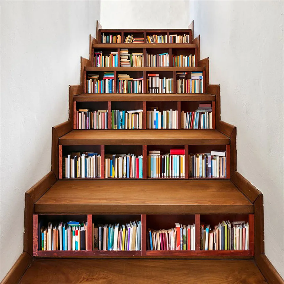 Декоративные наклейки для книжного шкафа самоклеящиеся экологически чистые ПВХ