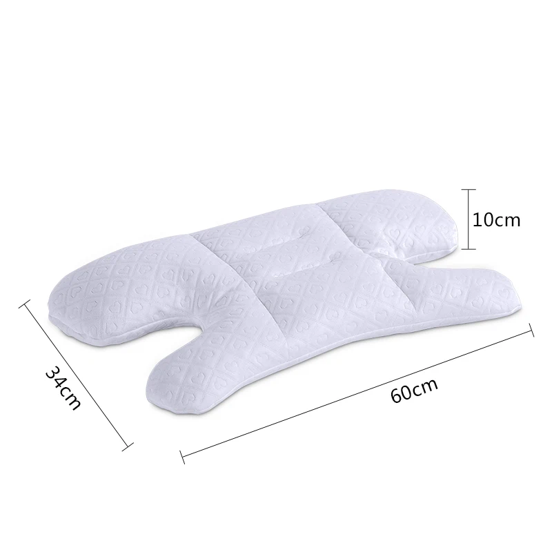 XD005 Pillow H-образная Ортопедическая подушка для шеи, защита шейных глаз, против морщин, косметическая подушка, PE шланг, постельные принадлежности, хлопок, наволочка, чехол - Цвет: XD005 Pillow