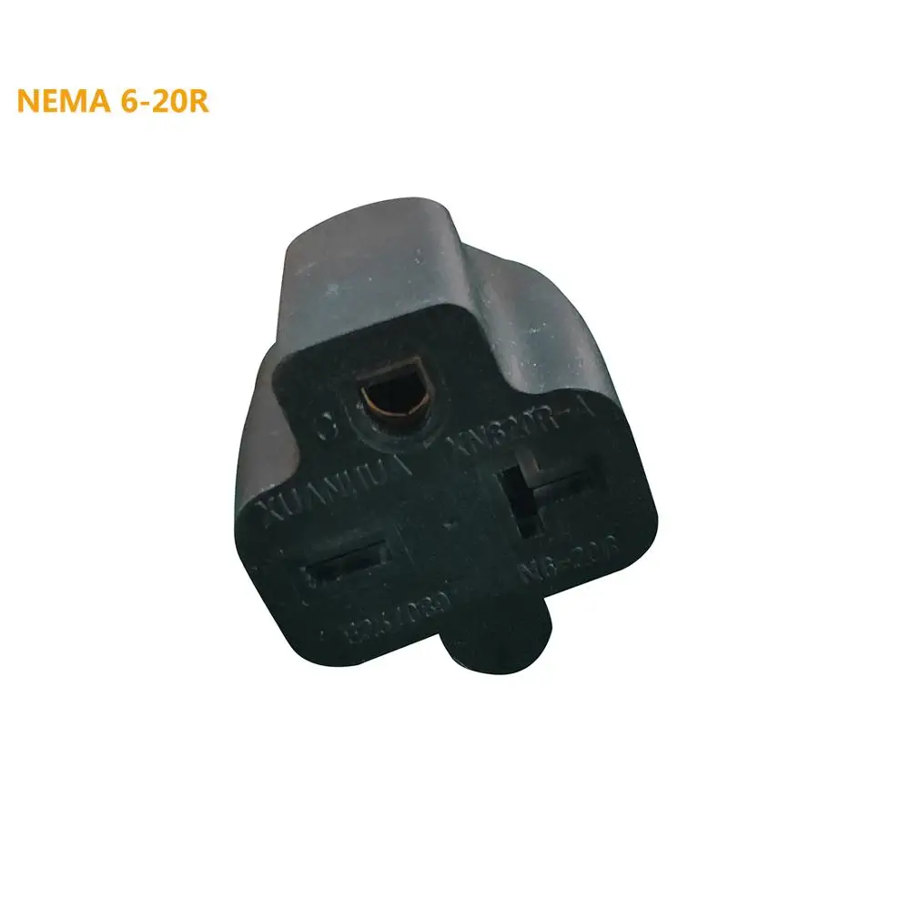 YKS-ESNES 1 8 фута 12 AWG 15 Ампер до 20 ампер адаптер Шнур для NEMA 5-15P к 6-20R кабель 0 55 М/черный |