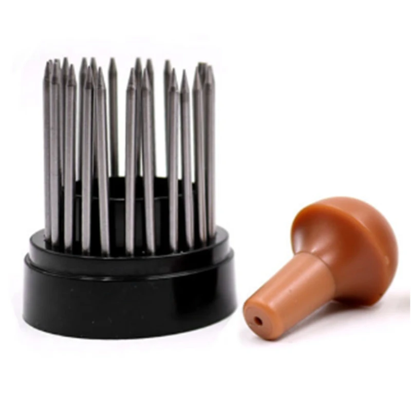 

23 Packs Micro-Inlaid Thimble, Suction Needle, Diamond and Gem Setting Tool, Diamond Handle, Jewelry Making Tool Black