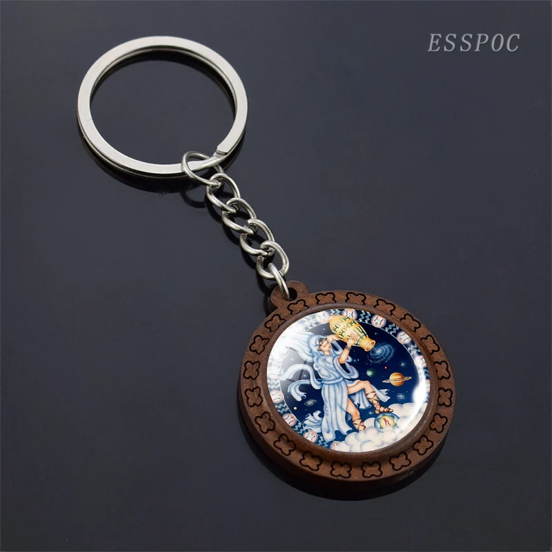 Длинный брелок с подвеской в богемном стиле брелки 12 созвездиями зодиака для