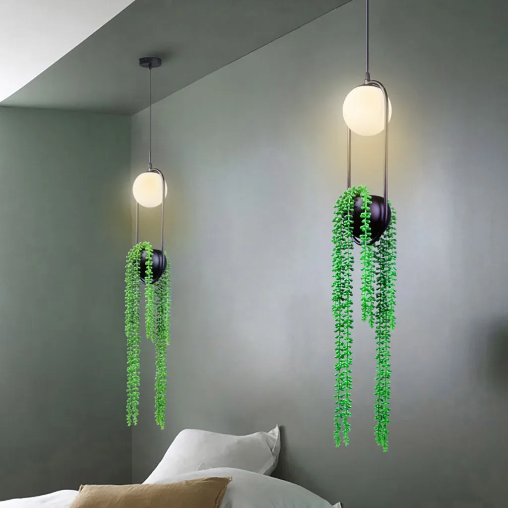 Женская люстра цветочный горшок проход ресторан красивое небо садовая