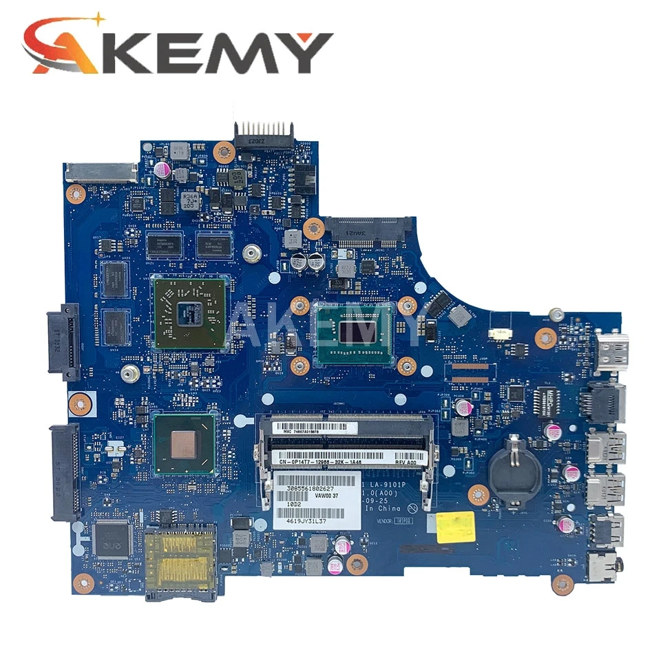 

For DELL inspiron 3521 5521 V2521 LA-9101P CN-00P55V 00P55V 0P55V Laptop Motherboard with I7-3537U cpu and HD8730M 2GB gpu work