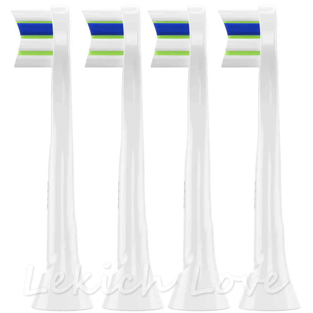 4 головки для зубной щетки совместимые с Philips Sonicare сменные подходит 2 серий Flexcare