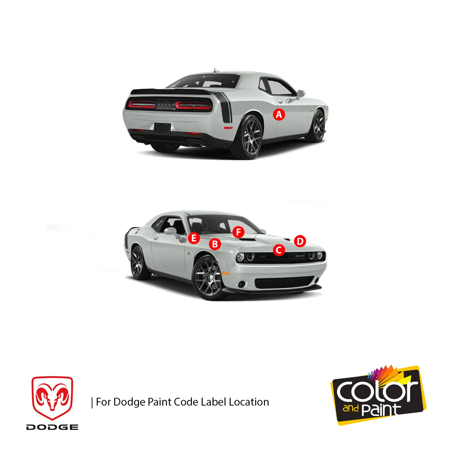 Цвет и краска для Dodge Автомобильная сенсорная краска-перламутровая