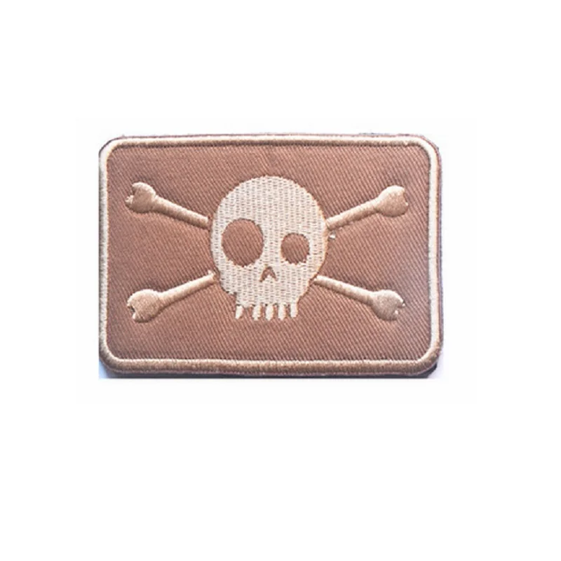 Вышитые патч котики Пират Веселый Роджер Череп скрещенные мечи военный