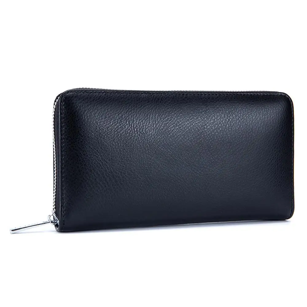 

Durable 32 Cards 4 Colors Credit Card Leather Mens Wallet Big Wallet Purses Men'S Fashion Leather Wallet Bags