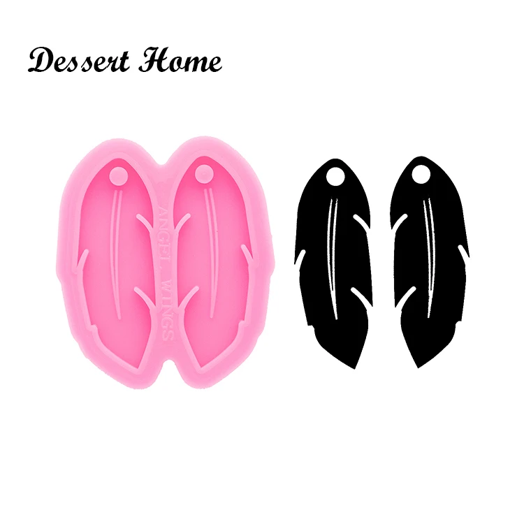 

DY0406 Tassel/Feather/Hook shape Earrings Epoxy Resin Molds for DIY Jewelry Shiny Glossy Silicone Mold Wholesale