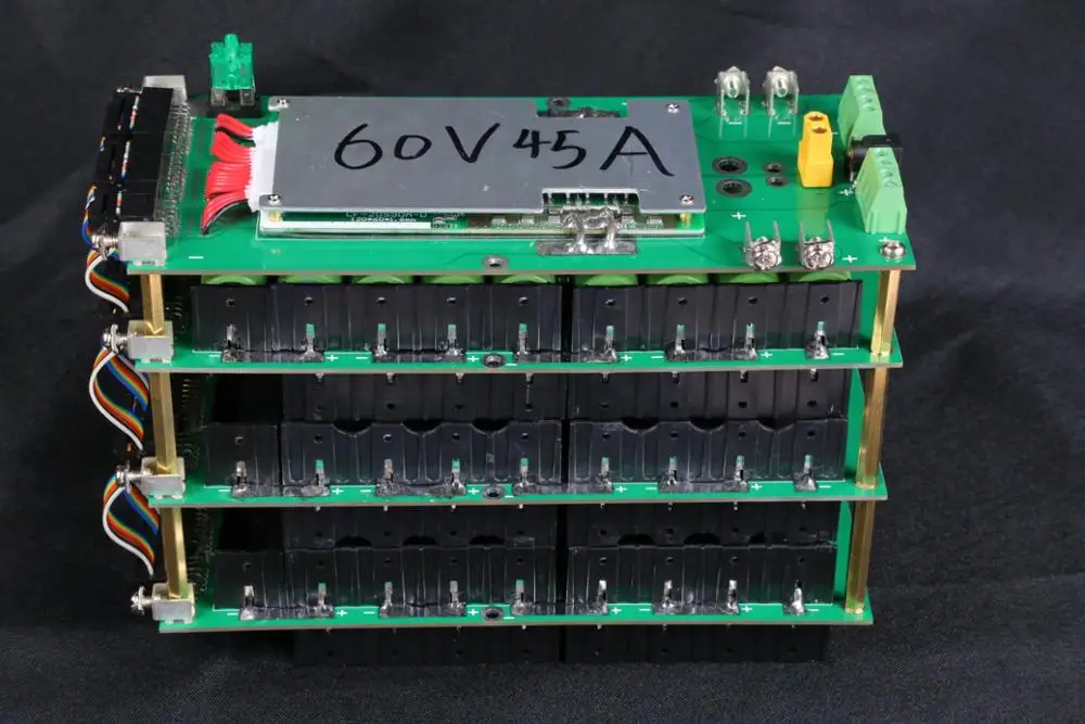 Блок питания для электромобиля 18650 62 в/72 в PCM 17s 45A BMS| |