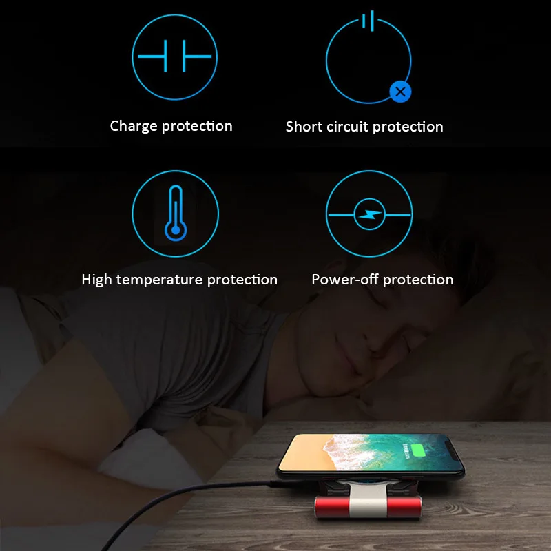 Qi 10 Вт автомобильное беспроводное зарядное устройство для Iphone 11 pro max XS X Беспроводное зарядное устройство настольная 7,5 Вт Тип c зарядное устройство Подставка с led для samsung