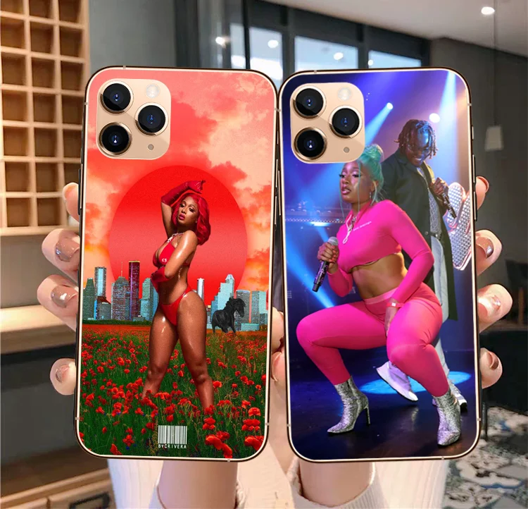 Мягкий силиконовый чехол для телефона Megan thee stallion Rapper iPhone 11 Pro MAX 2019 6 7 8Plus SE 5S X XS XR |