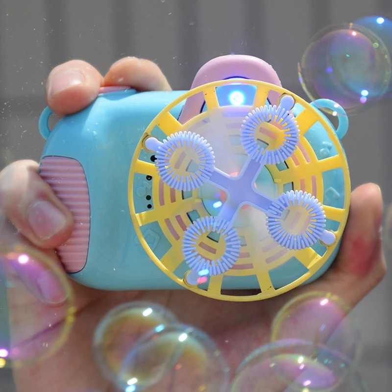

Bubble Machine Handheld Giant Bubble Maker for Boys and Girls Bubble Blower for Toddlers Indoor and Outdoor Bubble Toy