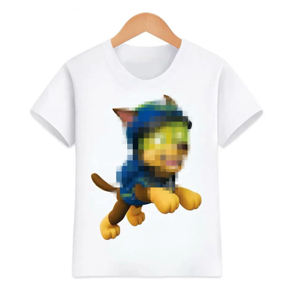 

Kids T-Shirts Boys Girls Children Clothes Summer New Animal Print Cartoon Dog Graphic Baby Clothes Tees Tops for Girls T Shirts