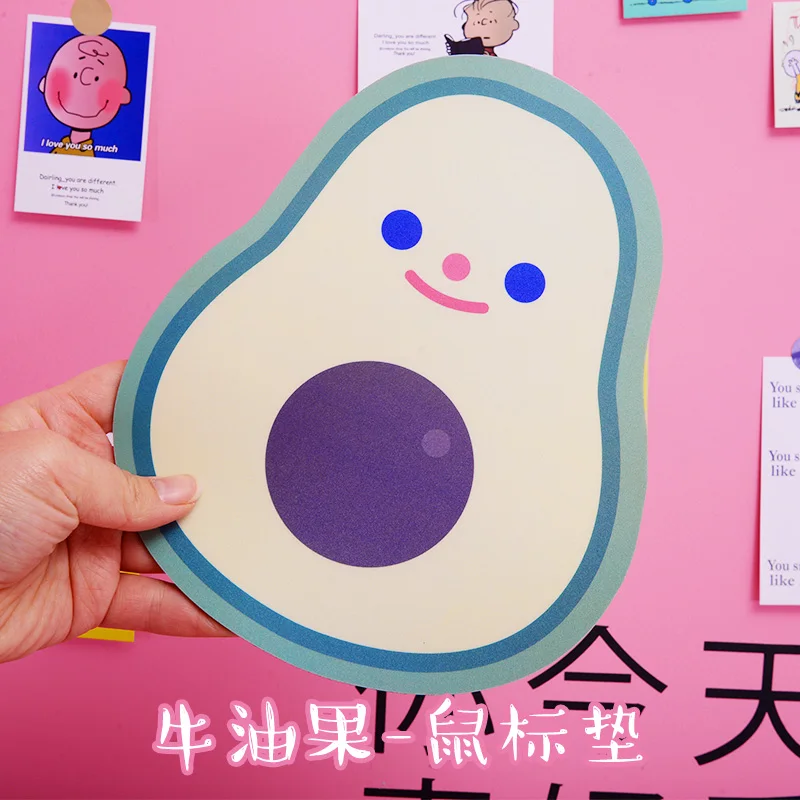 Милая мультяшная улыбка лицо Мини компьютер Мышь Pad коврик офисный для мыши