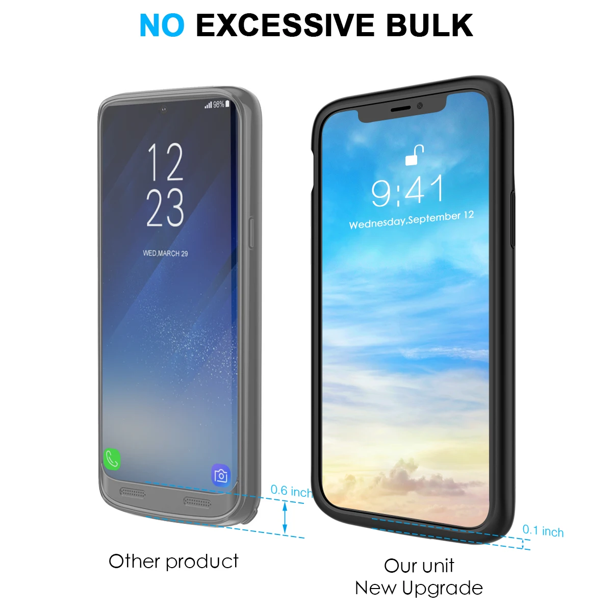 Чехол для iPhone 11 Pro Max Xr X Xs 6 6s 7 8 Plus чехол зарядного устройства 5000 мАч | Мобильные